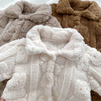 Winter Plush Teddy Bear Romper