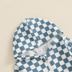 Checkered Zip Up Hoodie Outfit
