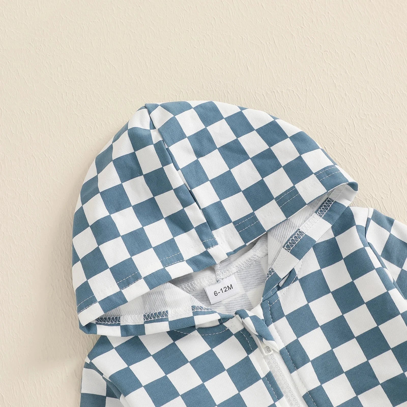 Checkered Zip Up Hoodie Outfit