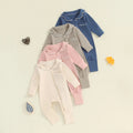 Solid Collared Pocket Onesie