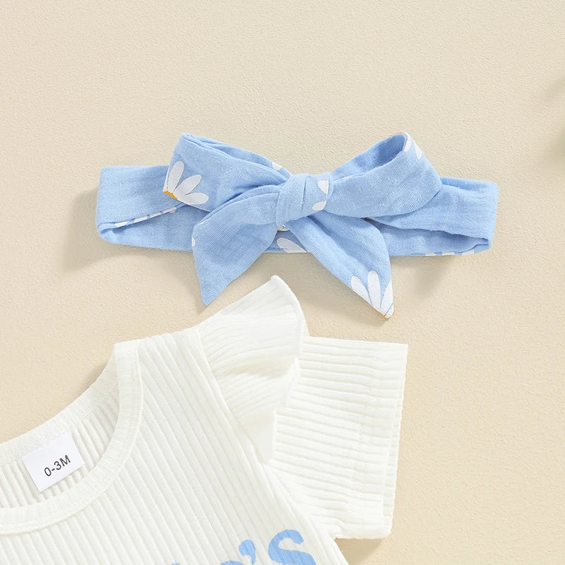 Auntie's Bestie Daisy Flower Outfit