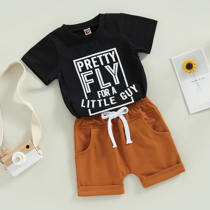 Pretty Fly for a Little Guy T-shirt & Shorts