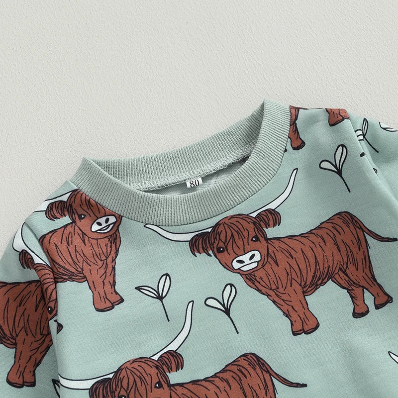Highland Cow Jogger Set