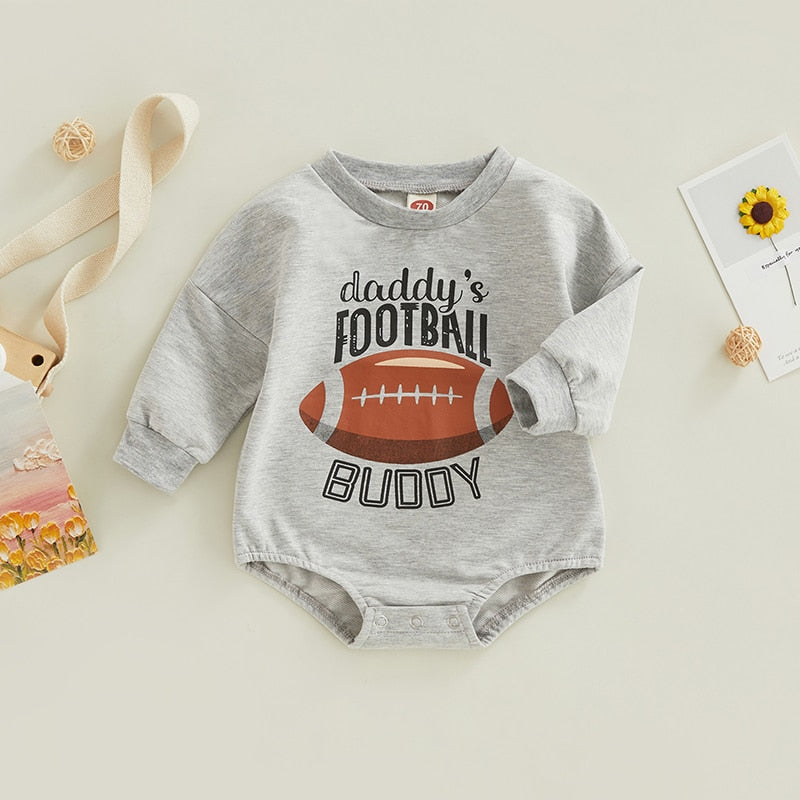 Daddy's Football Buddy Onesie