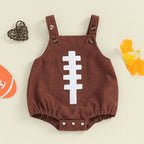 Corduroy Football Romper