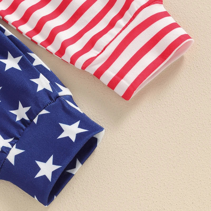 My First 4th of July Stars & Stripes Outfit