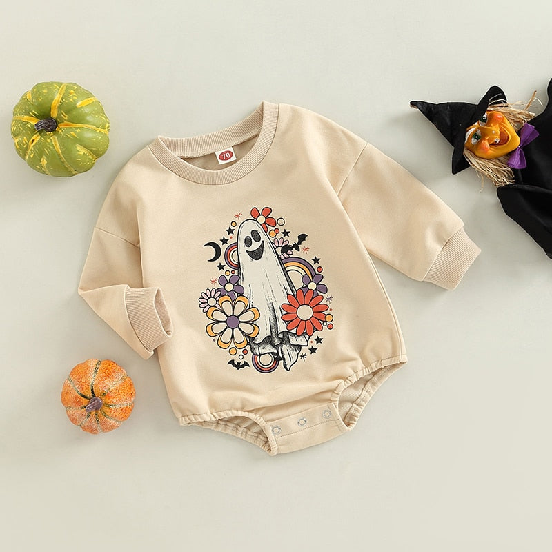 Vintage Halloween Spooky Onesie