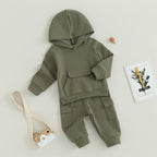 Solid Pocket Hilliam Hoodie & Pants
