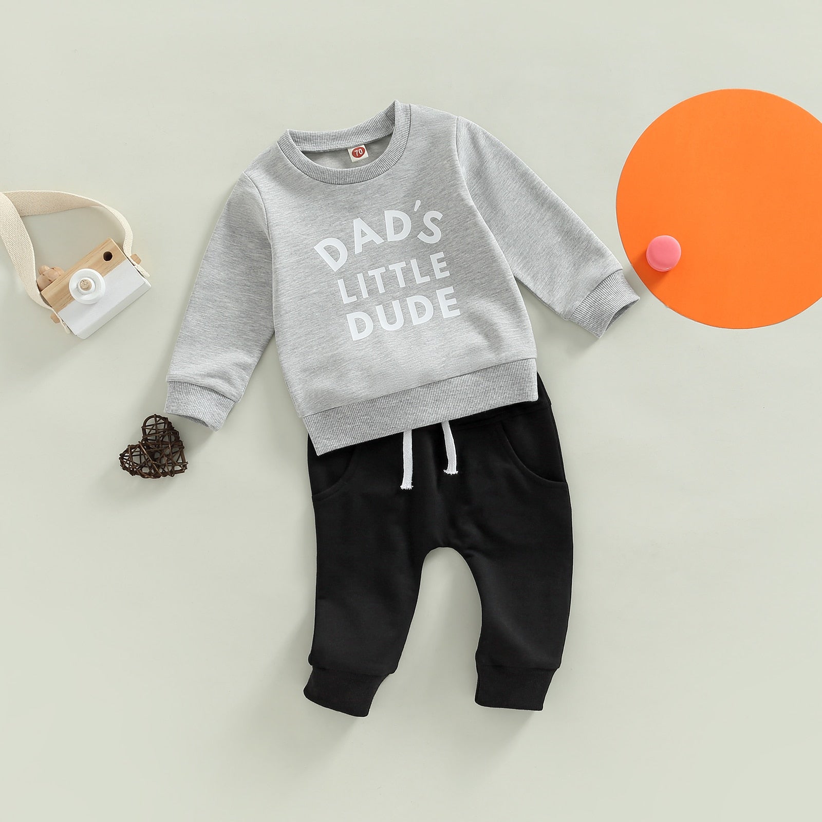 Dad's Little Dude Outfit Set