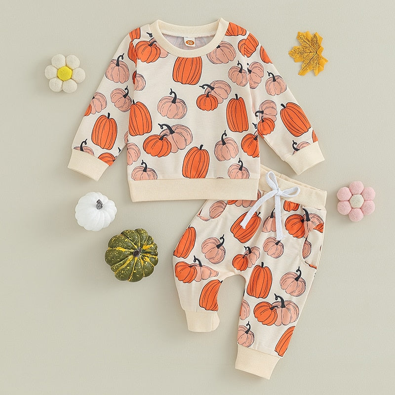 Fall Pumpkin Top & Pants