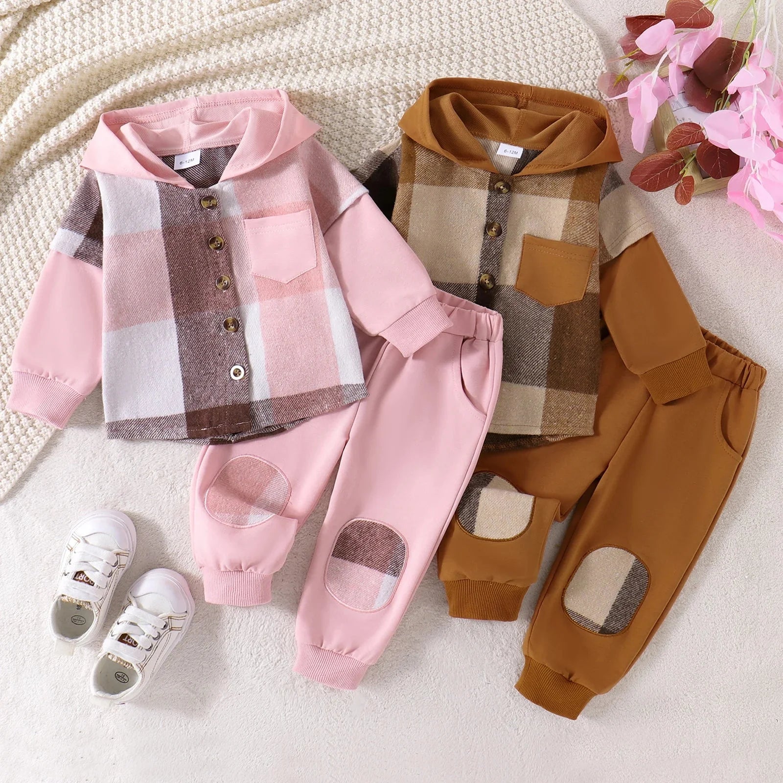 Plaid Hooded Flannel Outfit