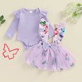 Purple Butterfly Skirt Outfit