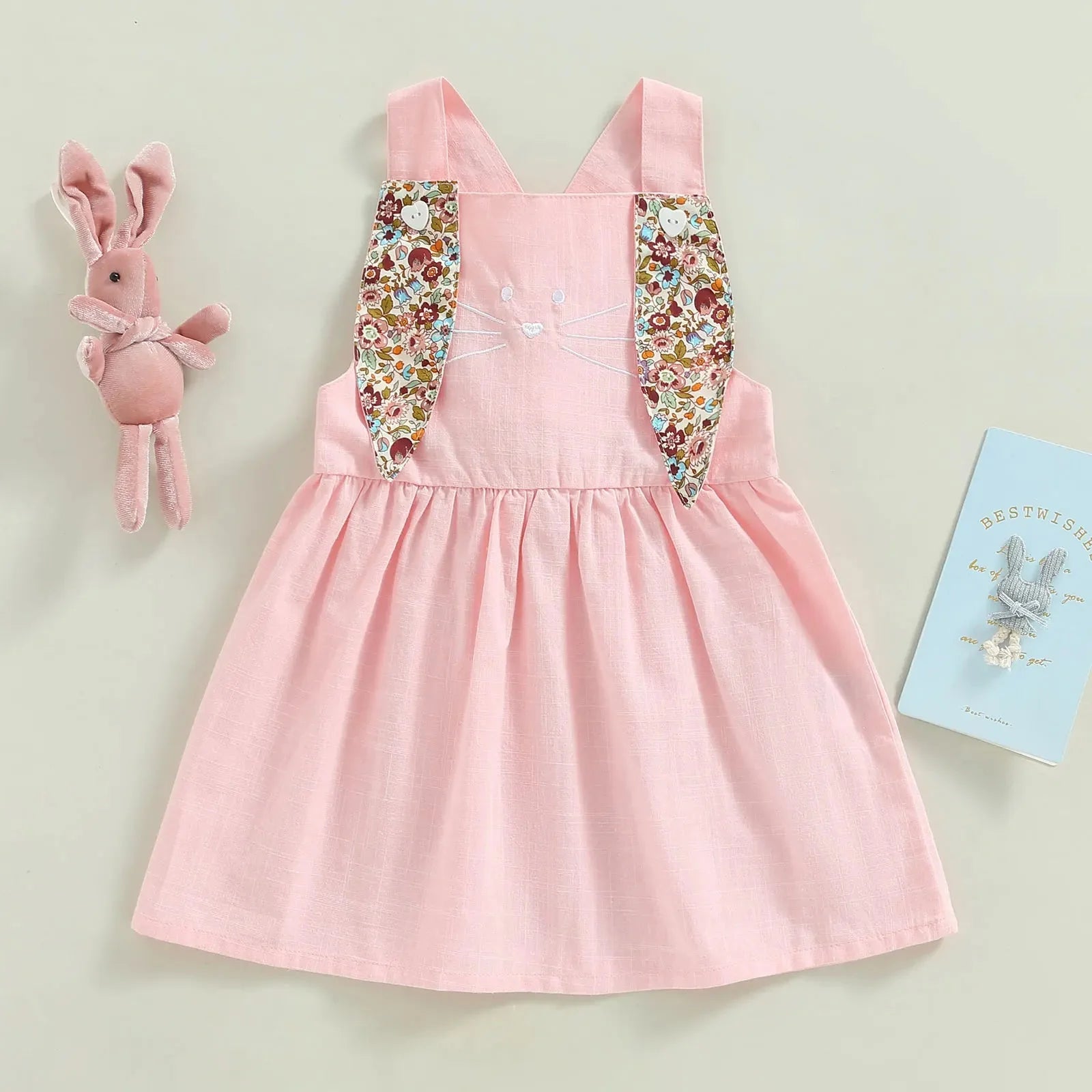 Floral Bunny Ear Easter Dress