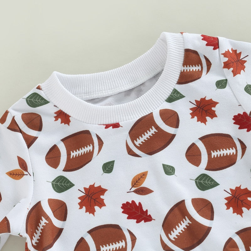 Fall Leaf Football Outfit