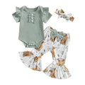 Aveline Floral Bell Bottoms Outfit & Bow