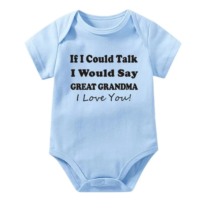Great Grandma I Love You Onesie