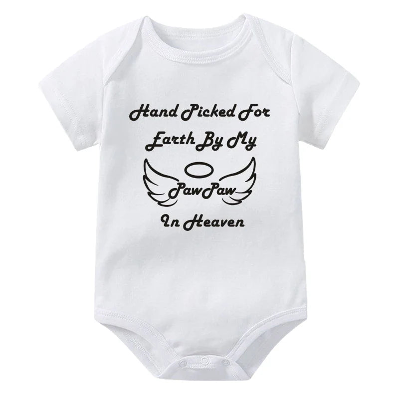 Hand Picked for Earth By My PawPaw in Heaven Onesie