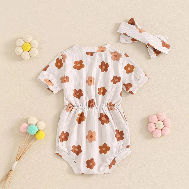 Fruity Flower Onesie & Headband