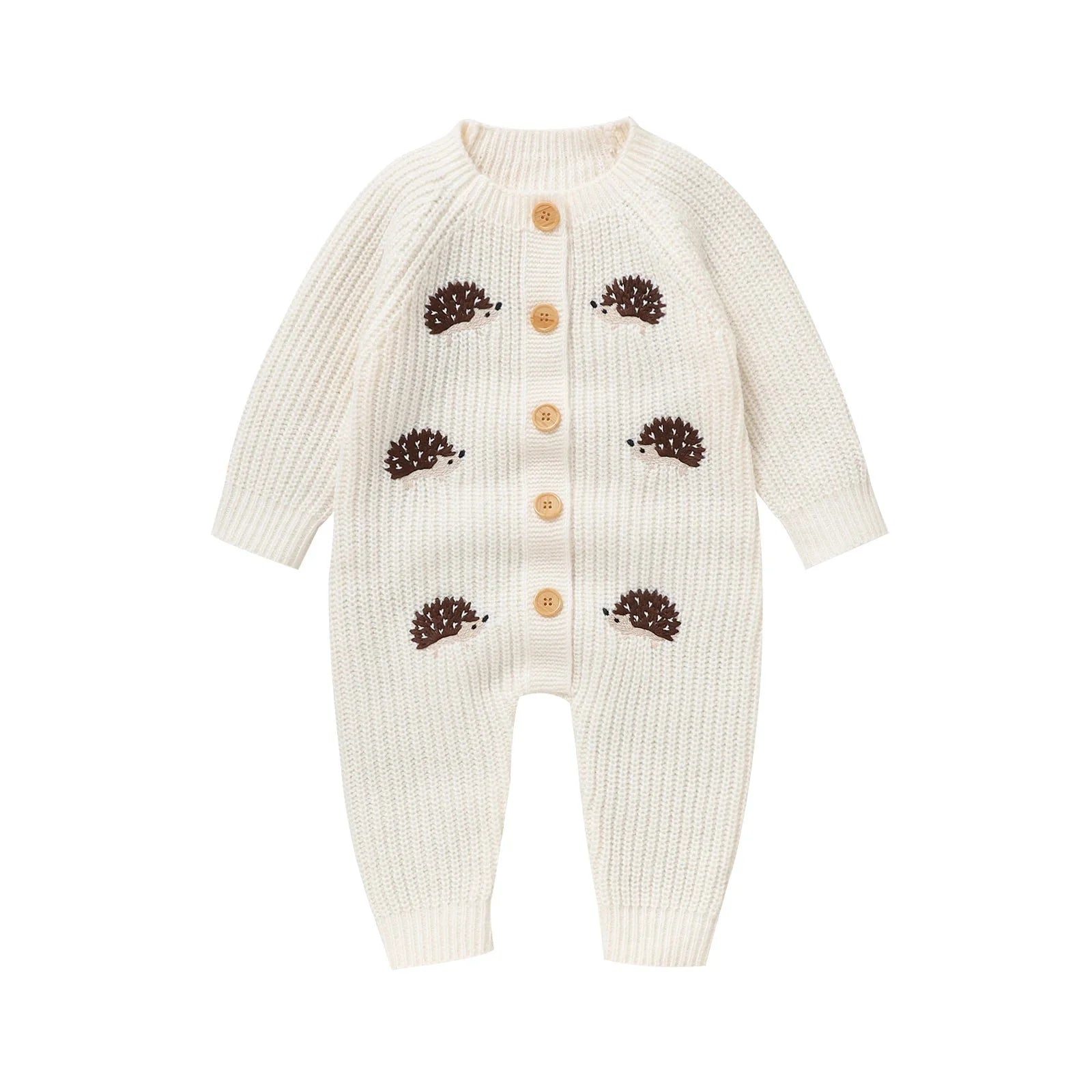 Knitted Hedgehog Romper
