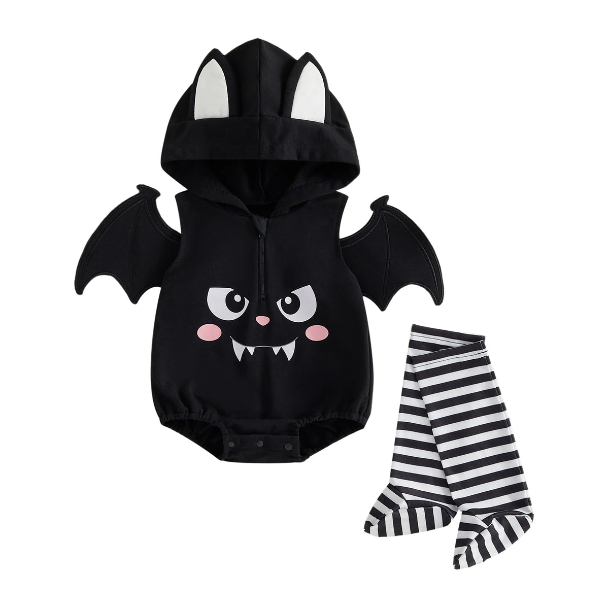 🦇 Spooky Friends Baby Halloween Romper