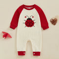 Lady Bug Love Embroidered Onesie