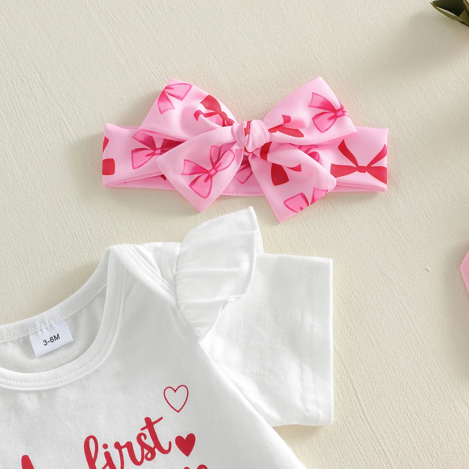 "My First Mother's Day" Baby Girl 4-Piece Outfit Set