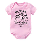 Pack My Diapers I'm Going To Grandma's Onesie