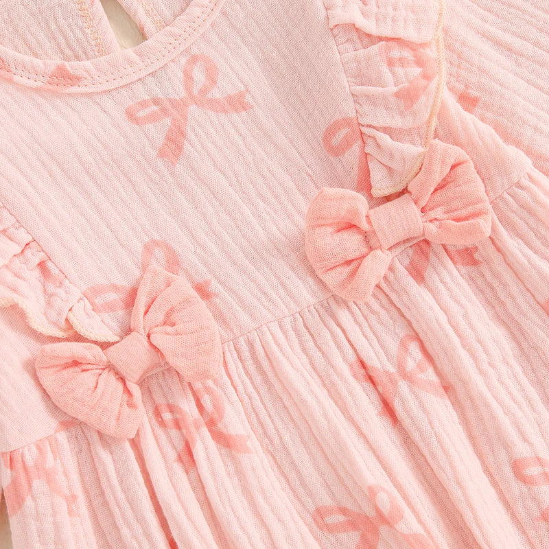 Ruffled Bow Romper & Headband