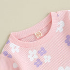 Ribbed Floral Babe Outfit