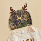 Newest Hunting Buddy 3pcs Baby Outfit Set