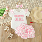 Daddy's Girl Plaid Skirt Outfit
