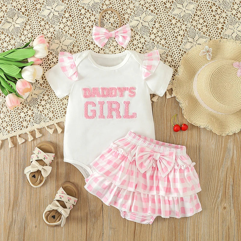 Daddy's Girl Plaid Skirt Outfit