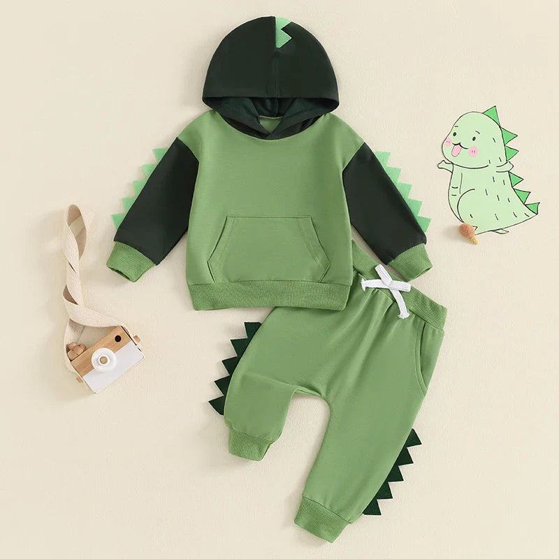 Dinosaur Spike Hoodie & Pants