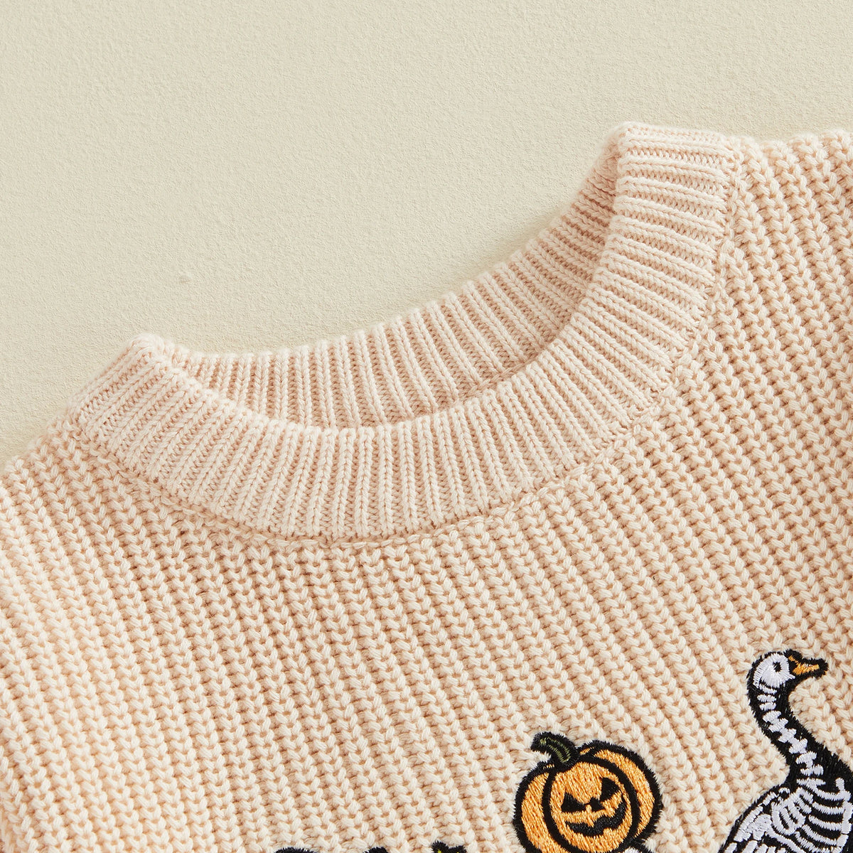 👻 Just a Spooky Goose Baby Sweater