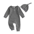 Solid Pocket Onesie & Hat