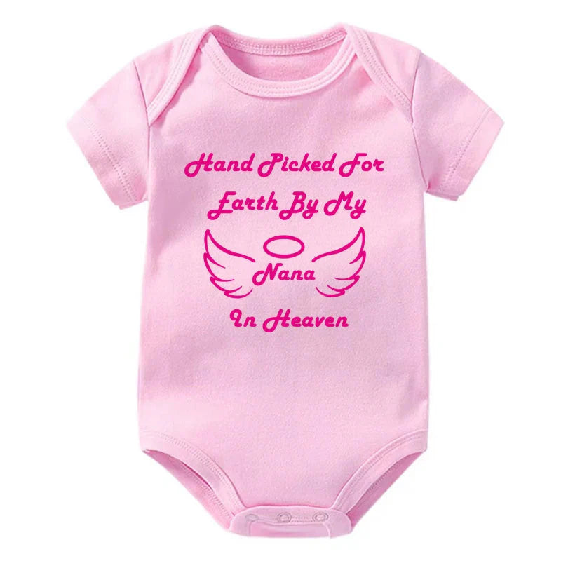 Hand Picked for Earth By My Nana in Heaven Onesie
