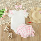 Daddy's Girl Plaid Skirt Outfit