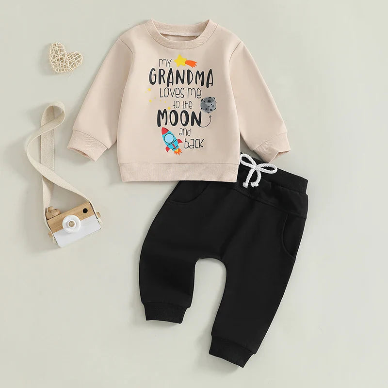 Grandma Loves Me to the Moon & Back Set