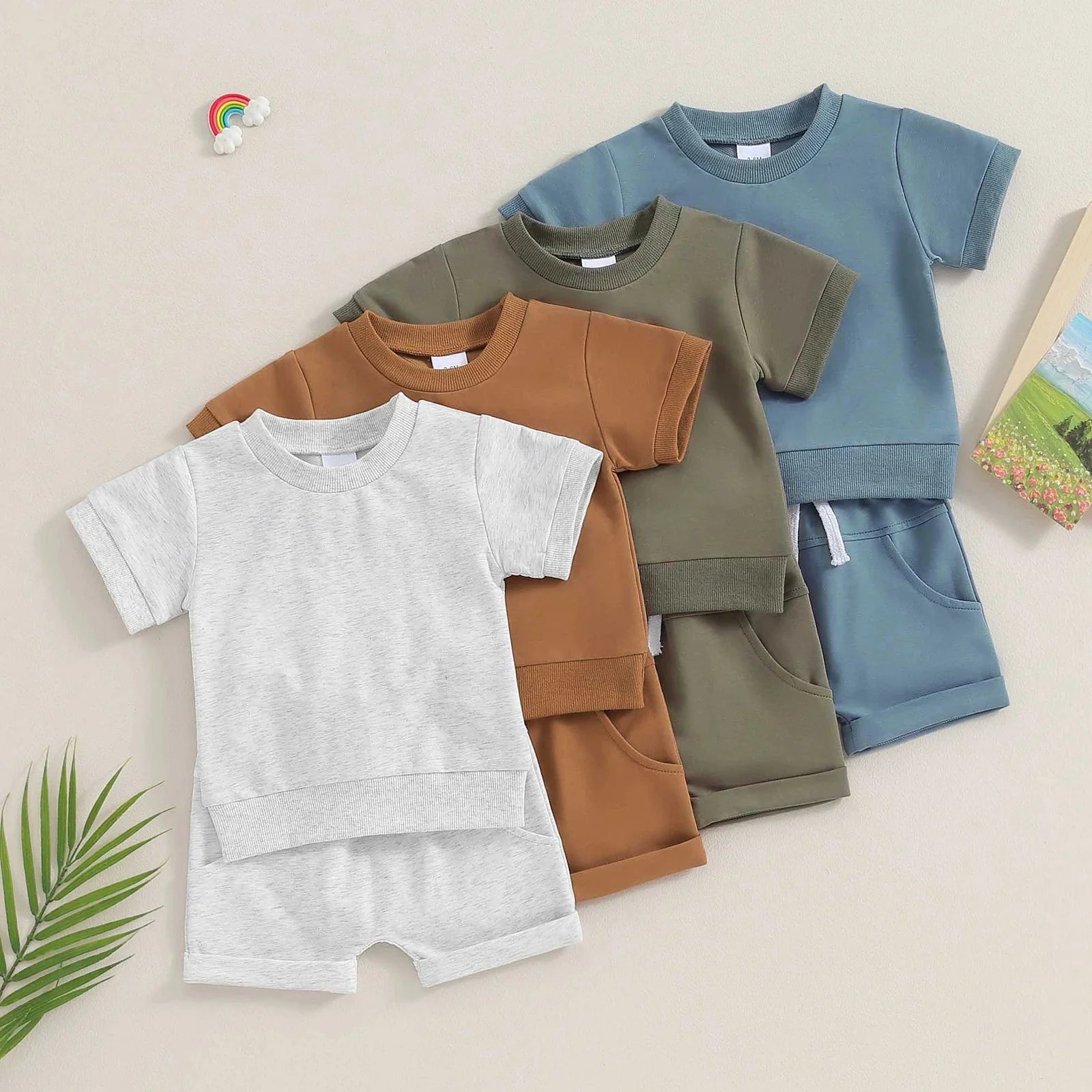 Solid Sutton Shirt & Pocket Shorts