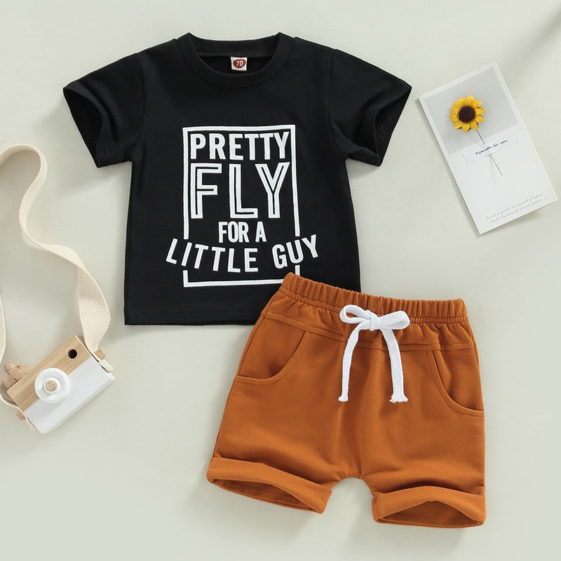 Pretty Fly for a Little Guy T-shirt & Shorts