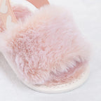 Fluffy Heart Sandals