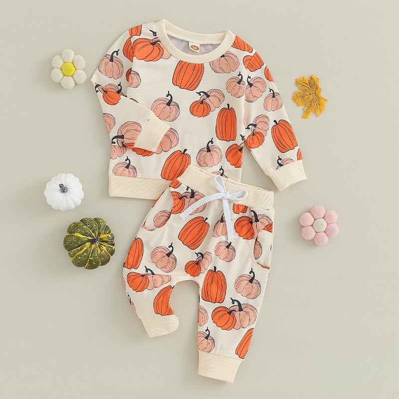 Fall Pumpkin Top & Pants
