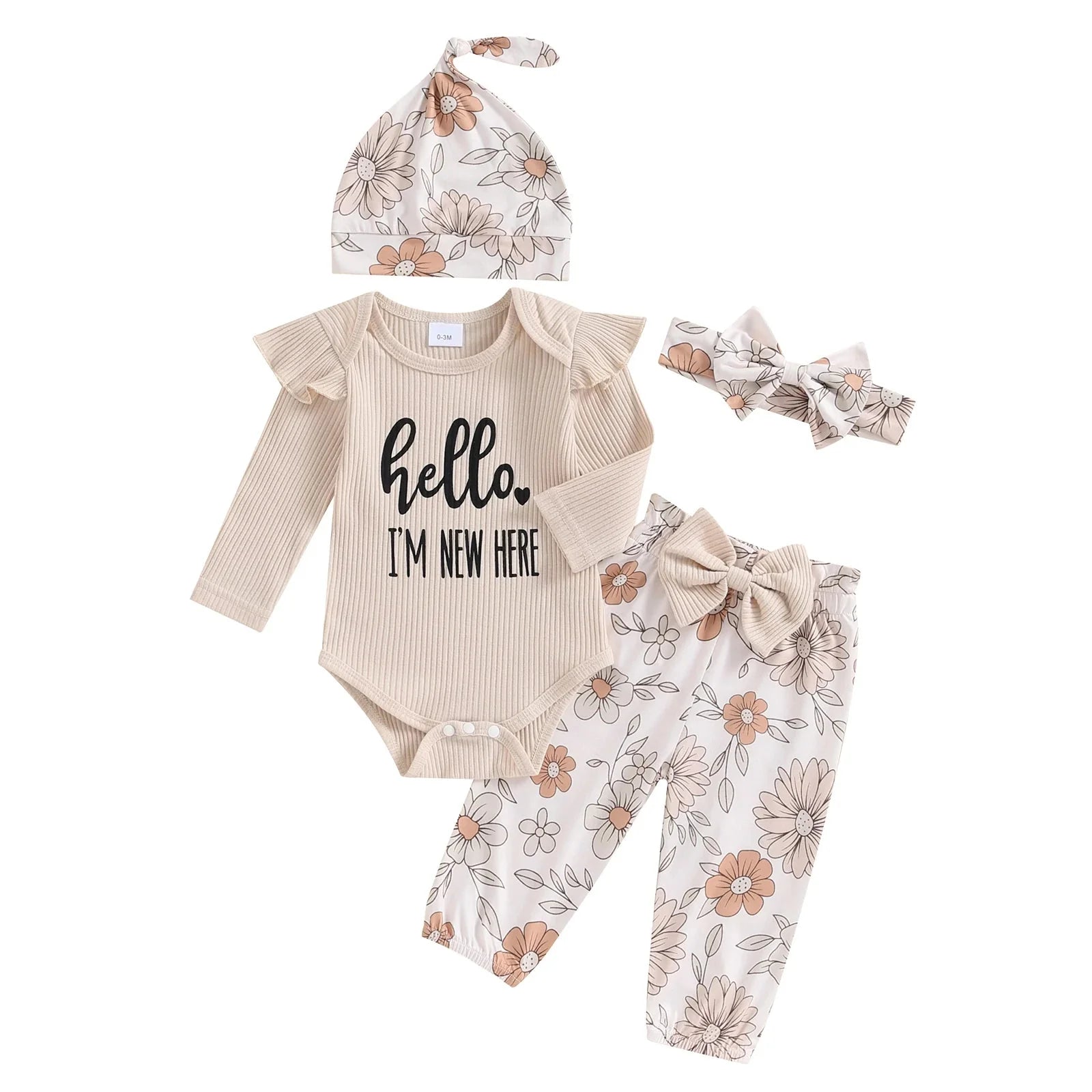Hello I'm New Here Floral Outfit