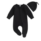 Footie Zipper Onesie & Hat