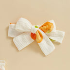 Summer Peach Tree Dress & Bow