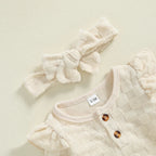 Solid Claire Checker Outfit & Bow