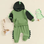 Dinosaur Spike Hoodie & Pants