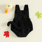 🐈‍⬛ Black Cat Baby Halloween Romper