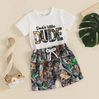 Dad's Little Dude Camo Outfit