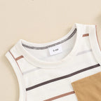 Striped Teagan Tank & Shorts
